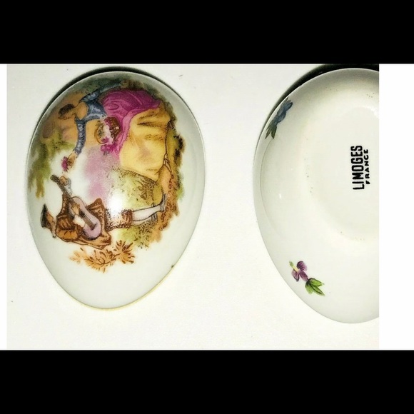 Vintage Small Limoges Decorative Egg France - Picture 14 of 16